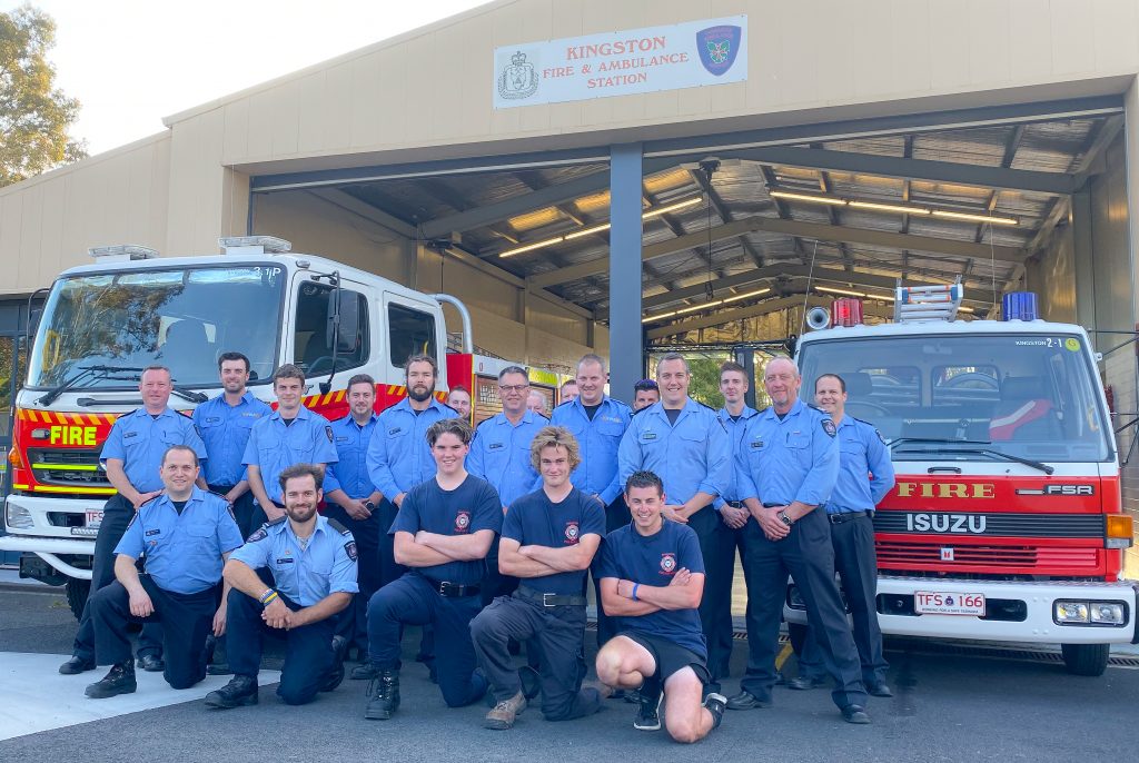 Photo of the Kingborough Community Group of the Year 2020, Kingston Volunteer Fire Brigade