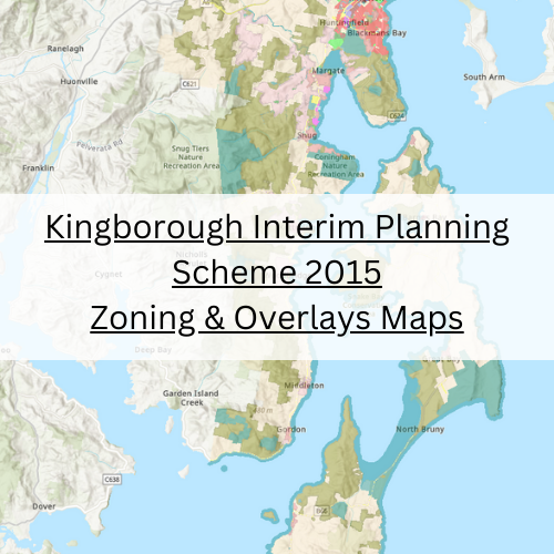 Link to Kingborough Interim Planning Scheme 2015 Zoning & Overlays Maps